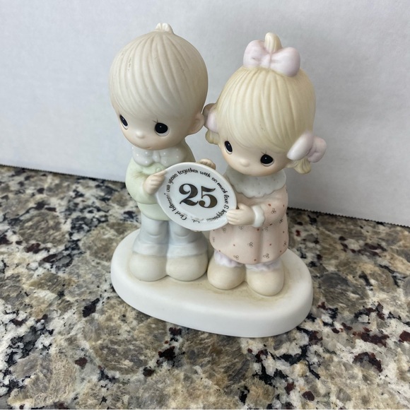 Precious Moments God Blessed Our Years Together with Love 25th 1983 - Picture 4 of 12